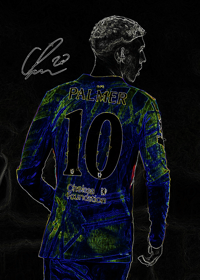 Cole Palmer Football Club Art