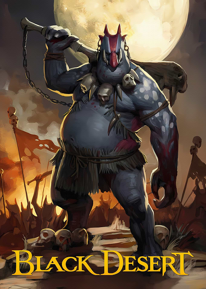 Black Desert Online Ogre Illustration