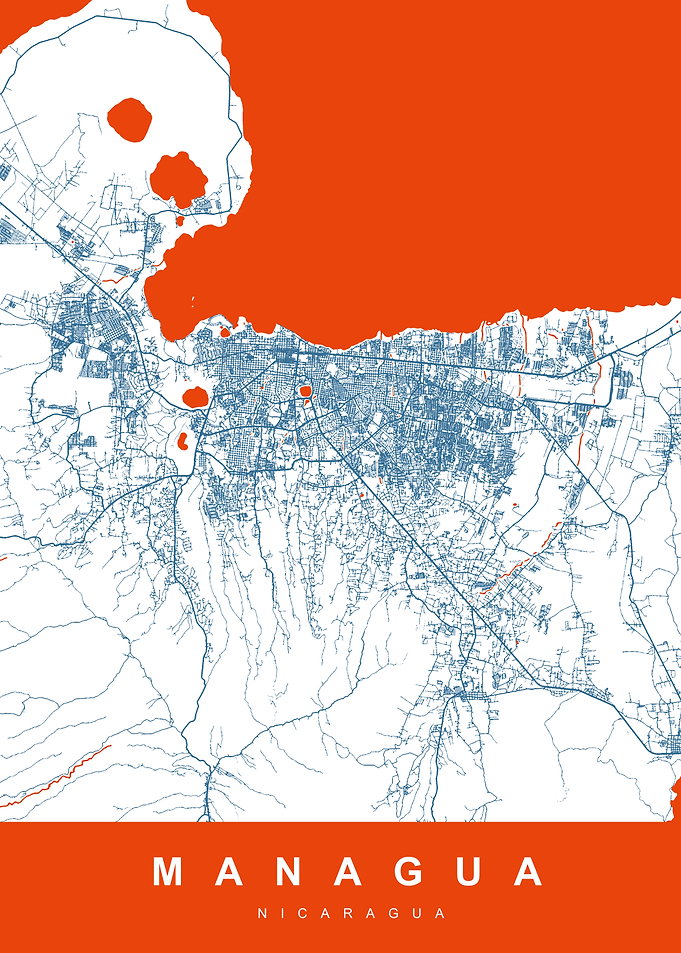 Managua, Nicaragua City Map