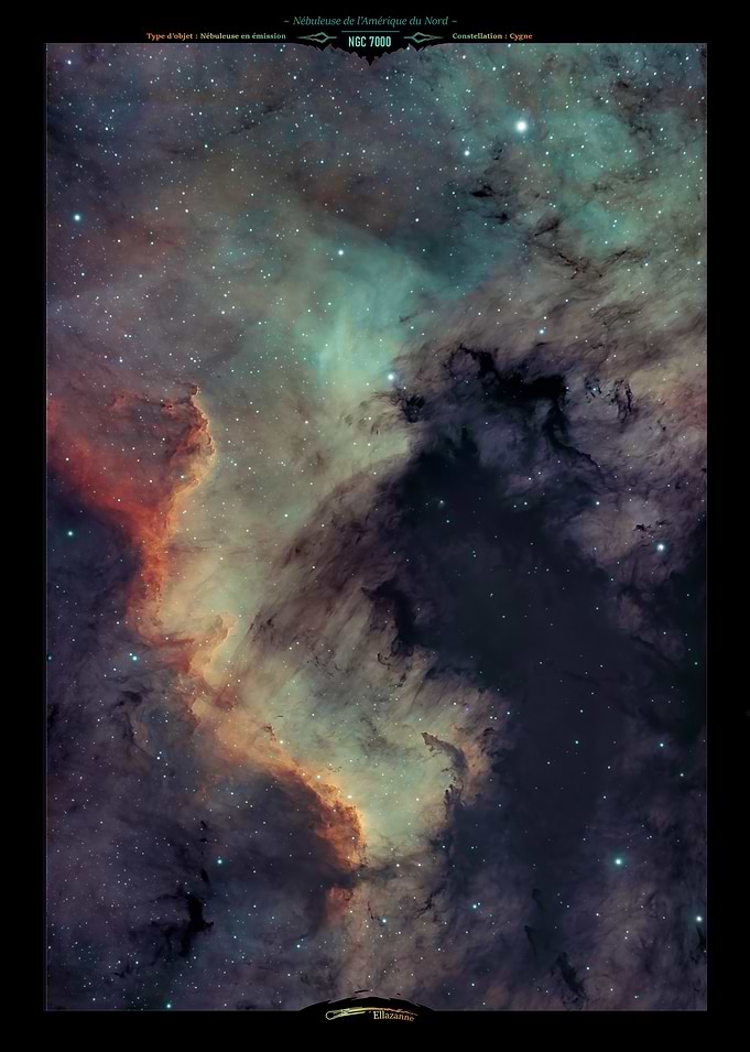 NGC 7000: North America Nebula