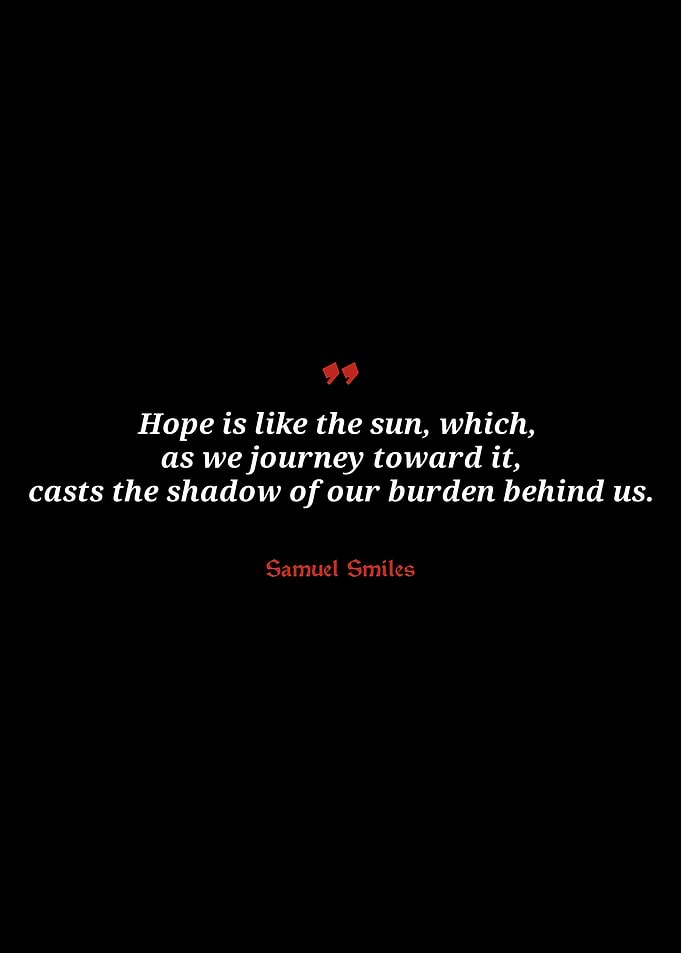 Hope is like the sun quote