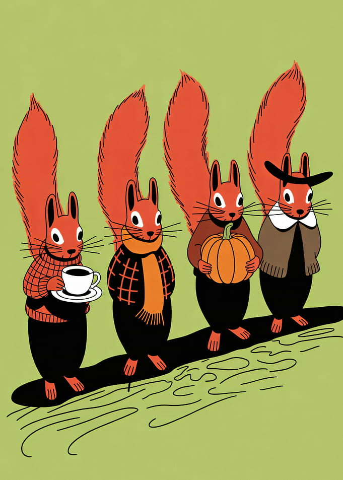 Cute Squirrels
