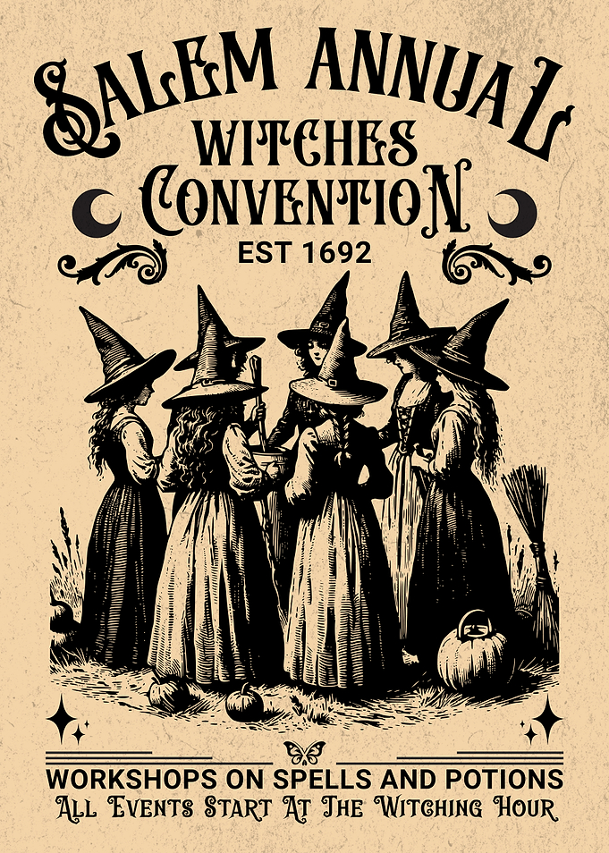 Salem Annual Witches Convention Poster