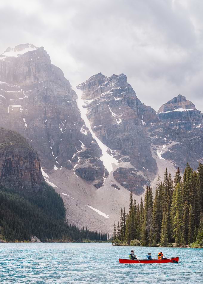 Moraine Lake Canoe Trip