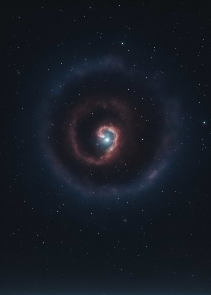 Spiral Galaxy with Twin Stars