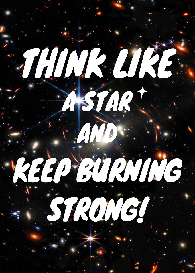 Think Like a Star — Inspirational Quote