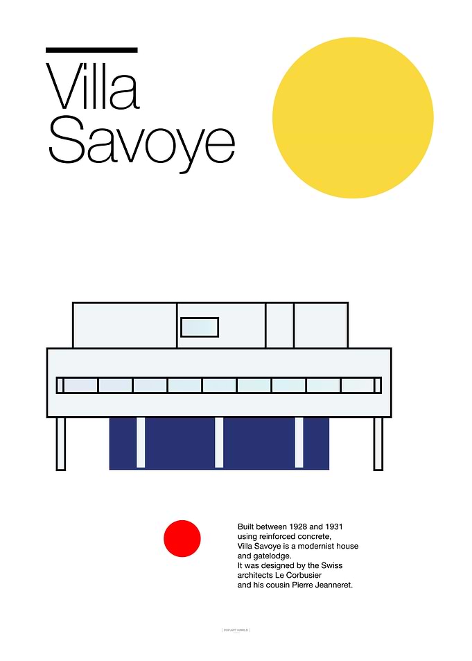 VILLA SAVOYE | Le Corbusier