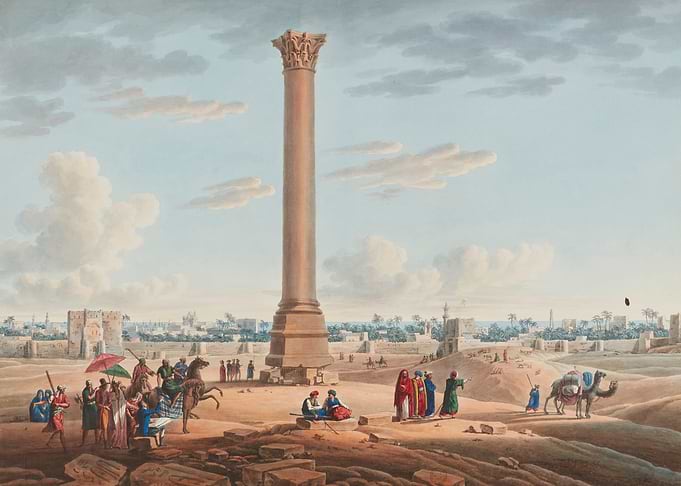 Pompey's Pillar, Alexandria, Egypt