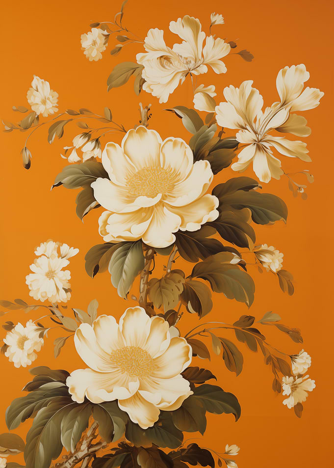 Floral orange arrangement