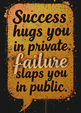 Success and Failure Motivational Quote