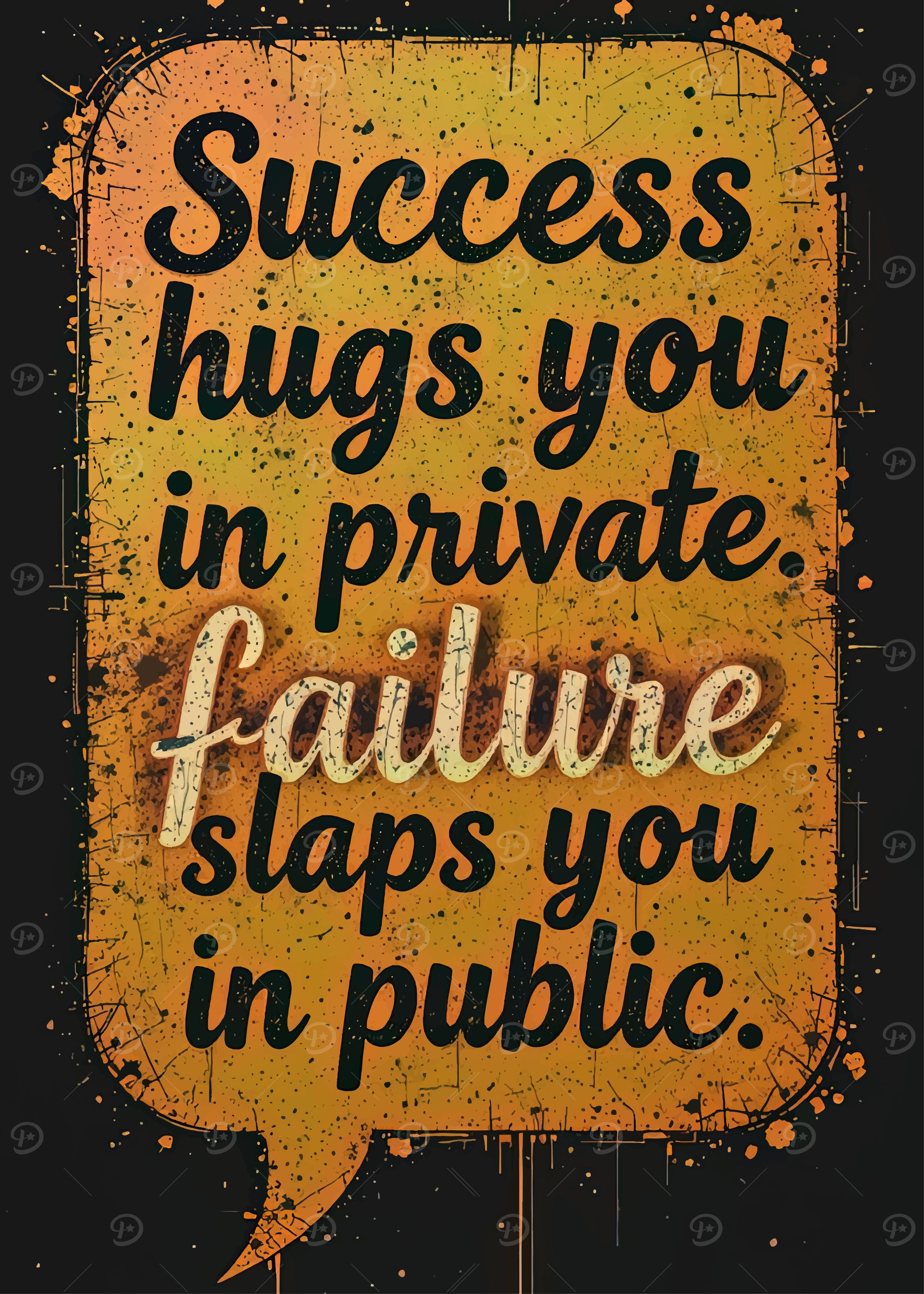 Success and Failure Motivational Quote