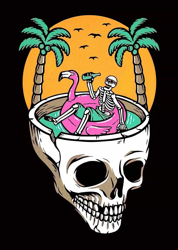 Skull Pool Party