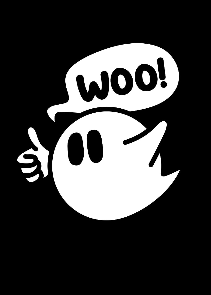 Woo! Ghost Cartoon