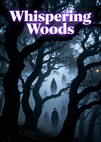 Whispering Woods: Eerie Forest Scene