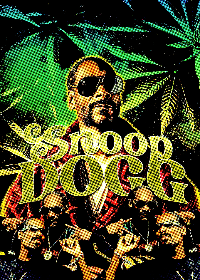 Snoop Dogg Pop Art Portrait