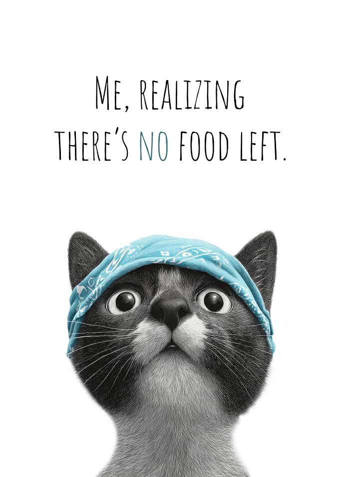 Cool Cat No food left
