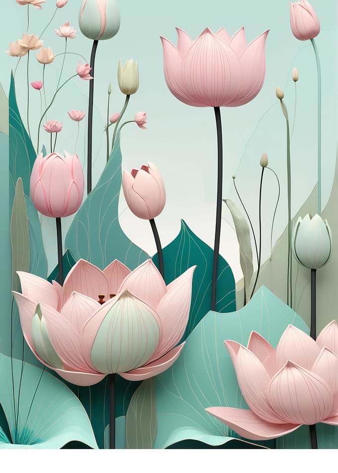 Elegant Pink and Teal Floral Arrangement