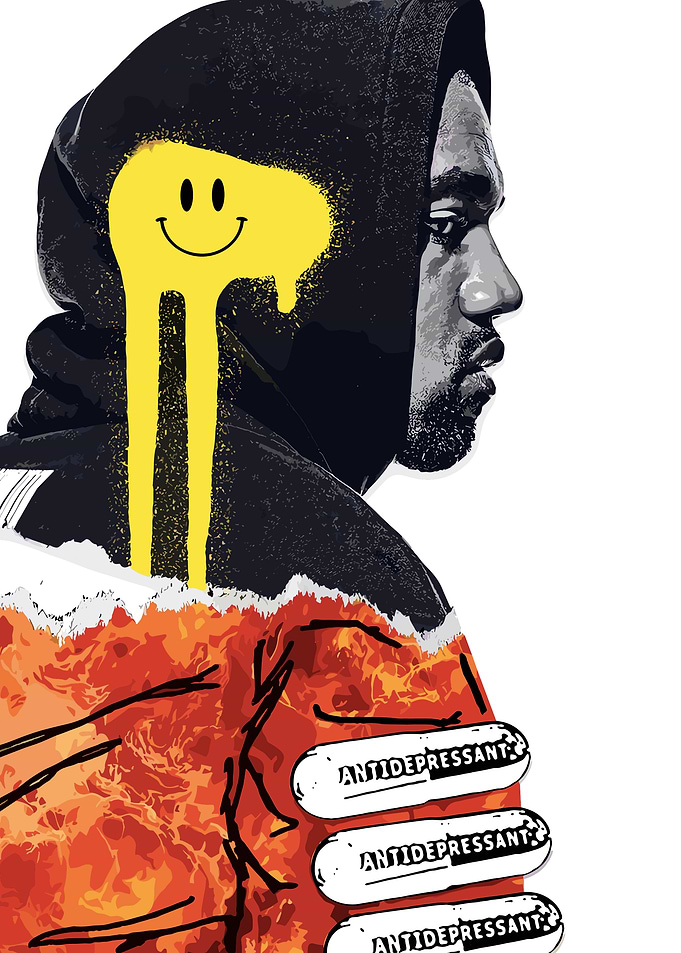Kanye West Portrait