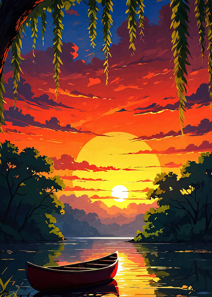 Sunset Canoe Ride