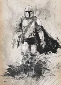 The Mandalorian Beskar Sketch