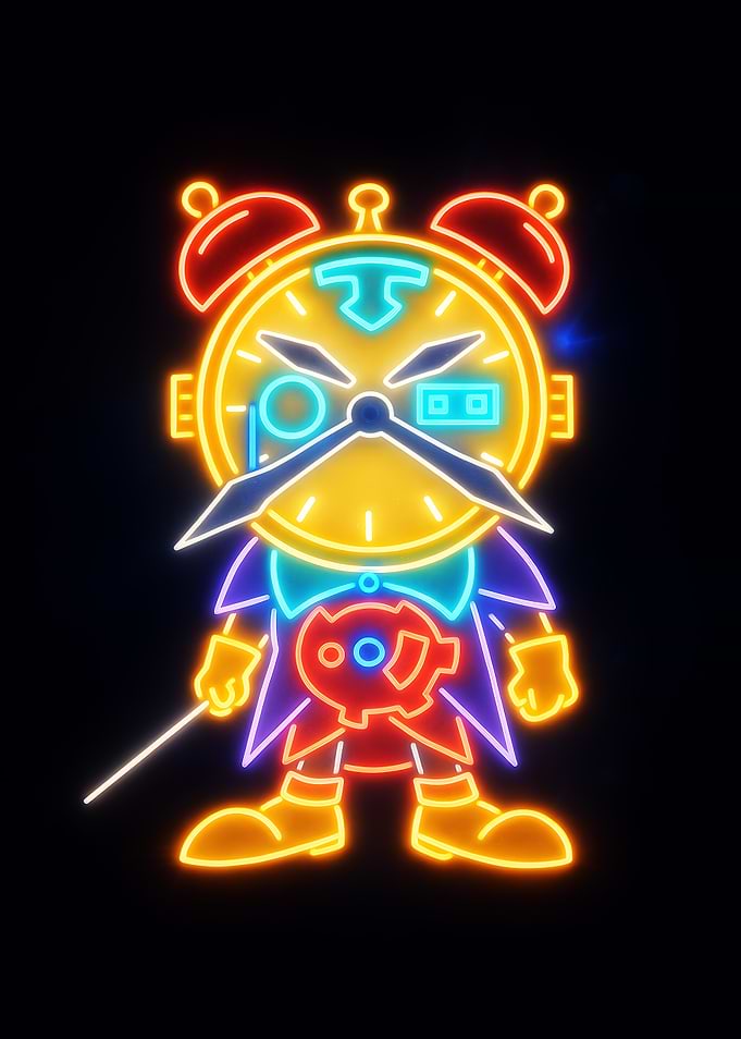 Neon Terrorin Bomber