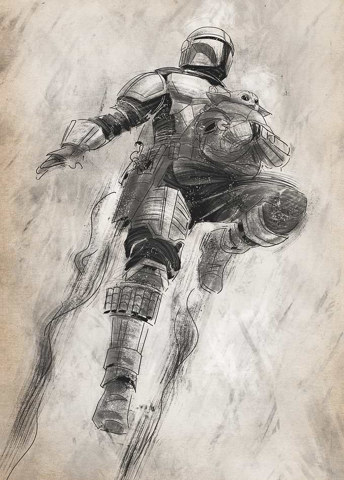 Star Wars: Mandalorian and Grogu Leap