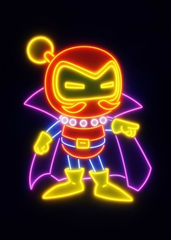 Baron Bombano bomber neon