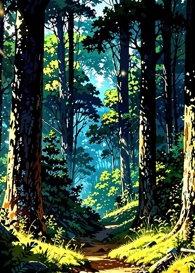Lush Forest Path