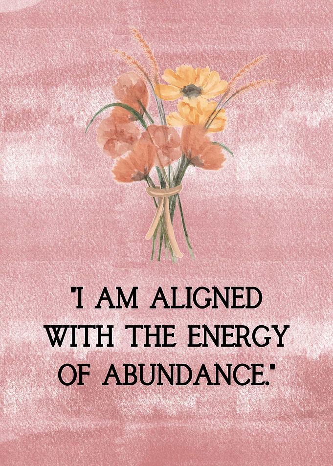 Aligned Energy Abundance Floral Art