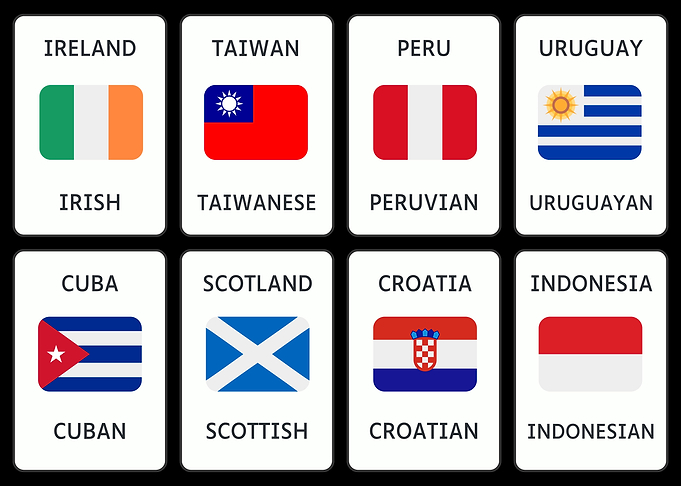 Flags of the World Illustration