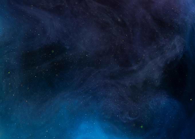Abstract Blue and Purple Nebula