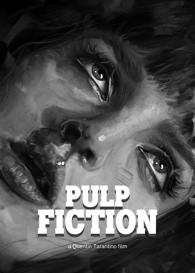 Pulp Fiction Movie Poster Art