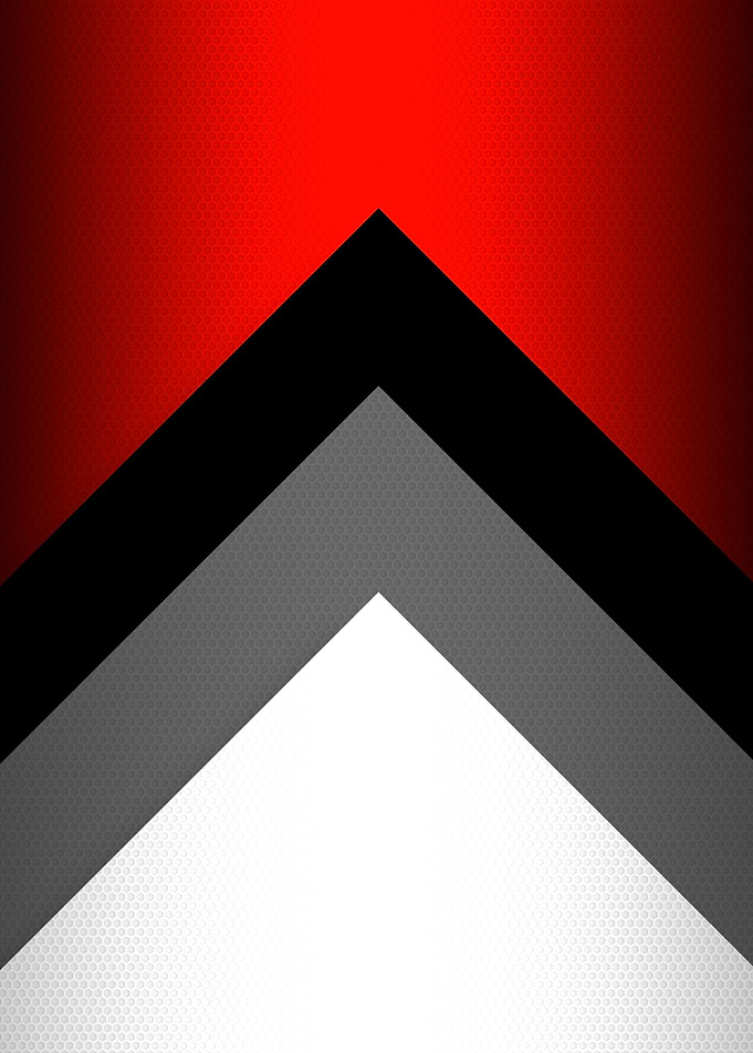 Abstract Red, Black, Gray, White Arrows