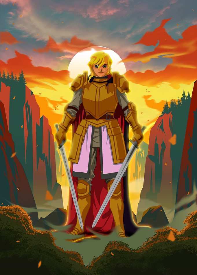 brigandine knight