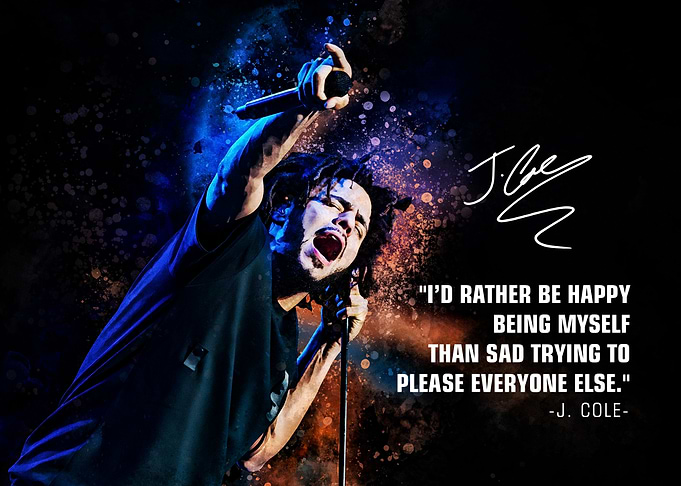 J. Cole Inspirational Quote