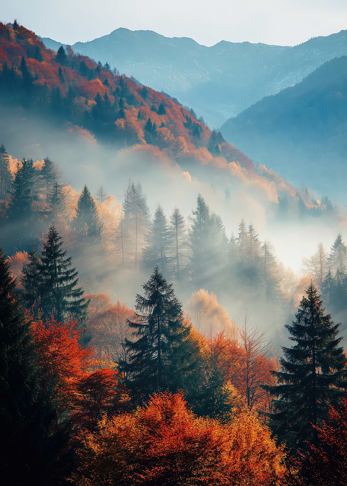 Autumn Mountain Forest