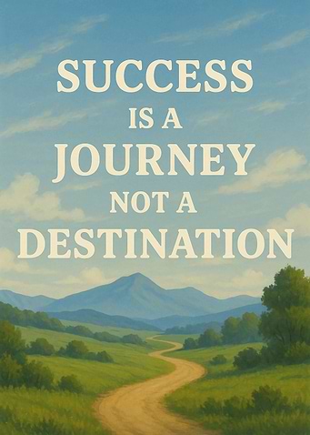 Success is a Journey Landscape