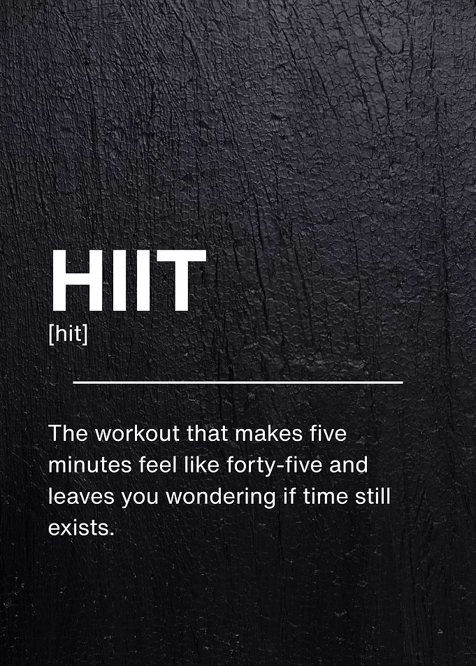 Funny HIIT Workout Definition