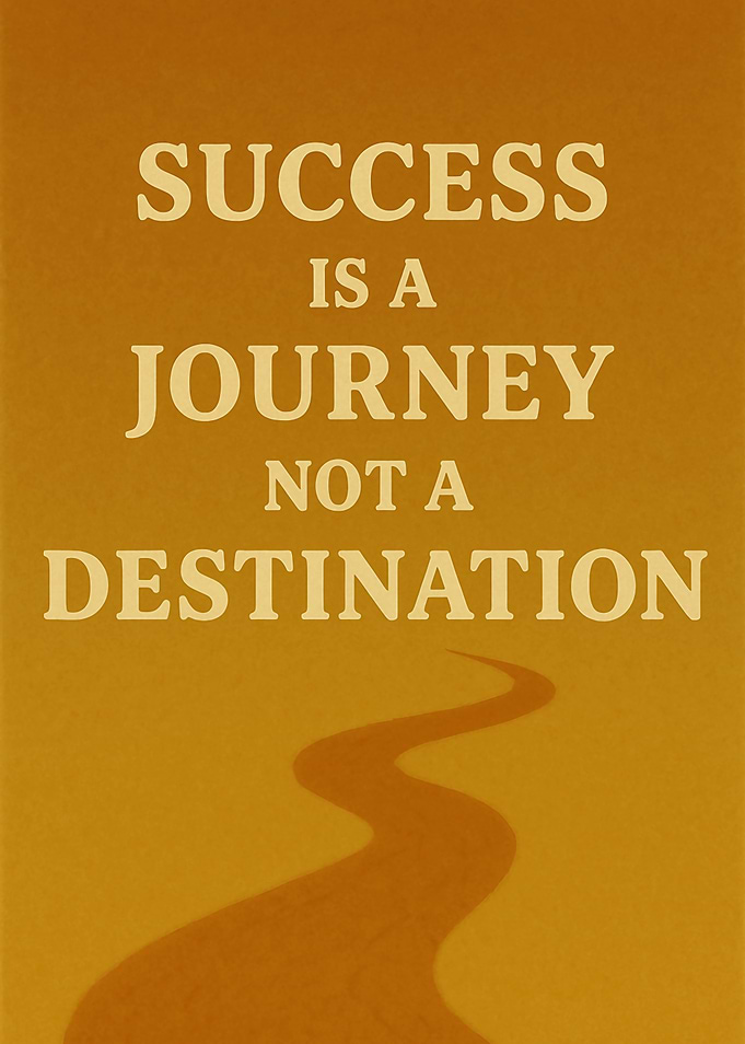 Success is a Journey Poster