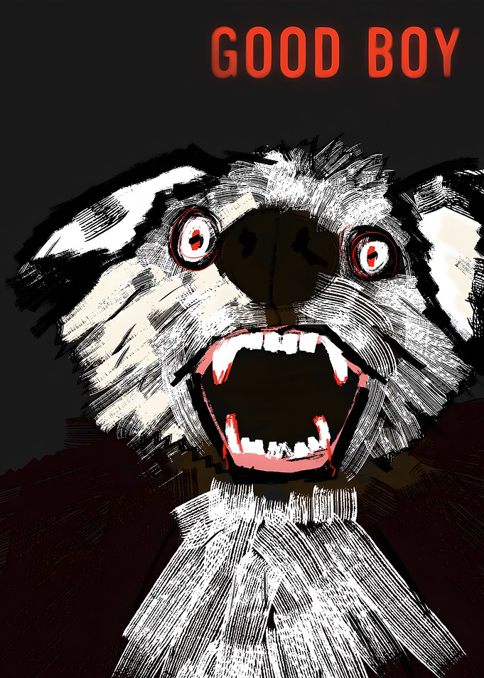 Creepy Good Boy Illustration