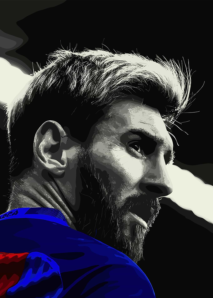 Lionel Messi Portrait