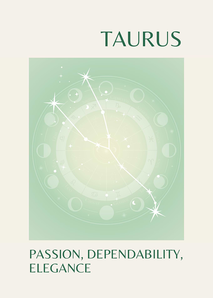 Taurus Constellation Art Print
