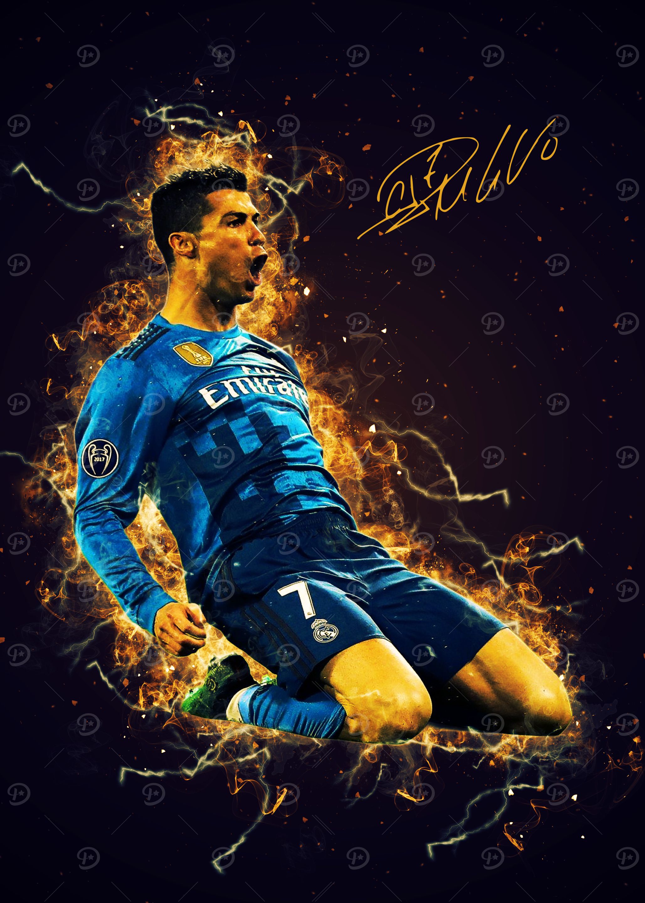 Cristiano Ronaldo Celebration Art