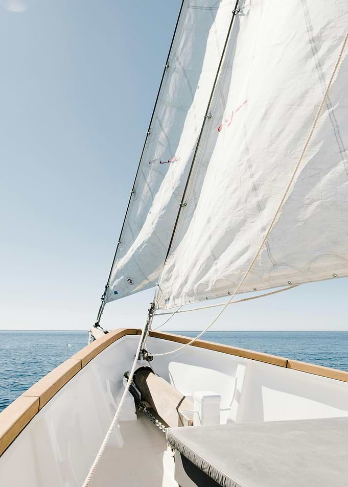 Sailing on a sunny day