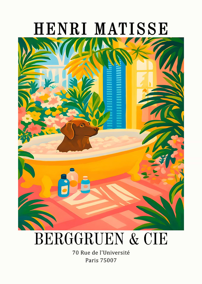 Henri Matisse Dog Bath Art Print