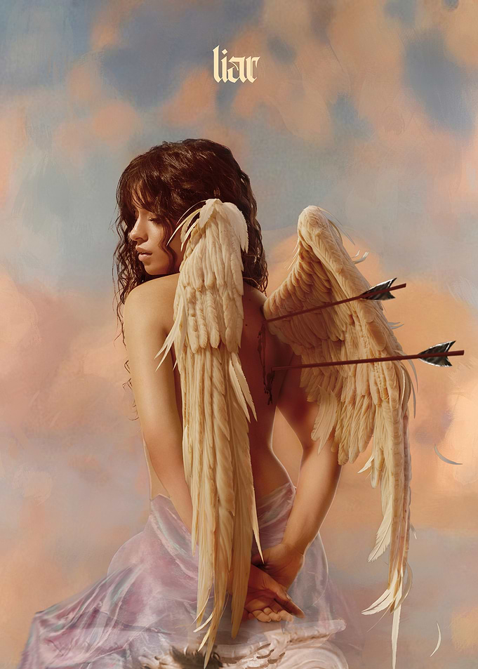 camila cabello liar album cover art