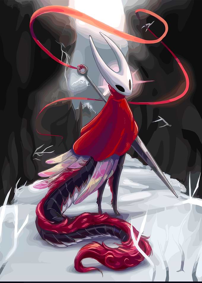 Hornet from Hollow Knight fanart