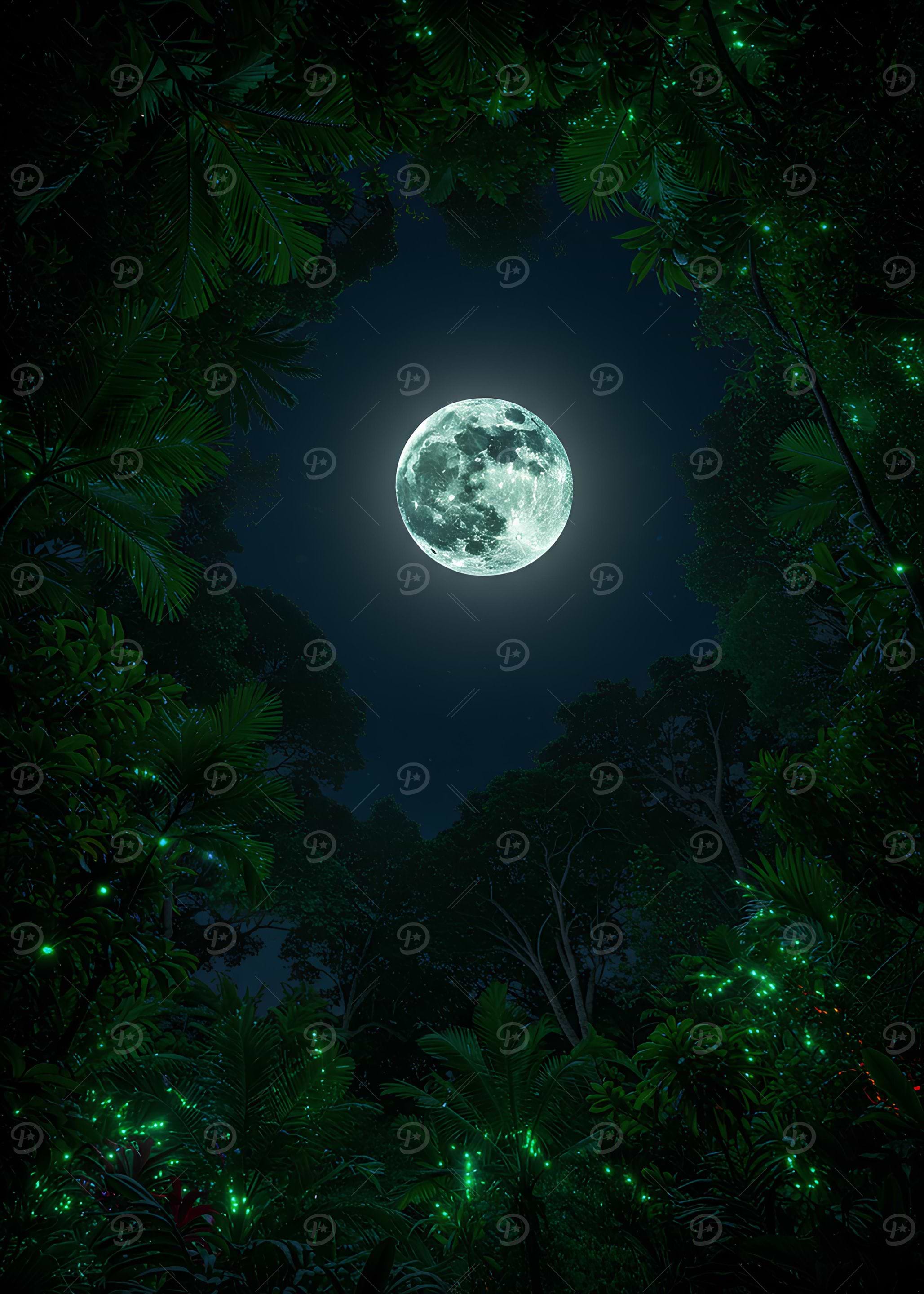 Moonlit Jungle Canopy