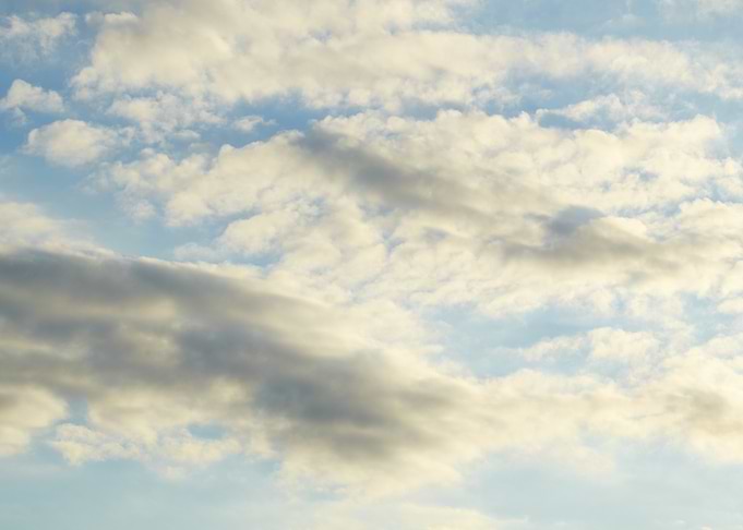 Clouds in a blue sky
