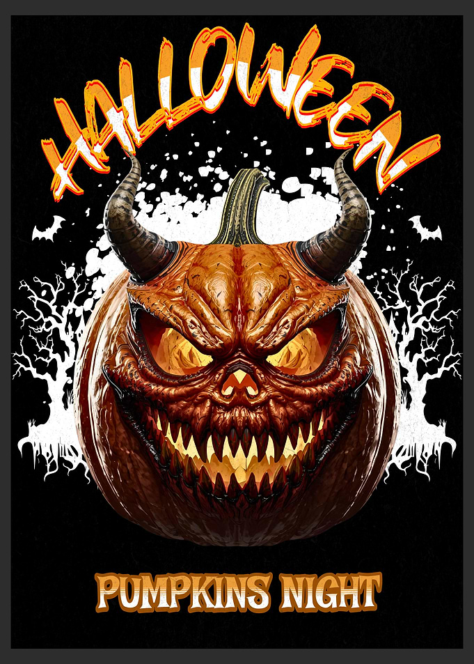 Halloween Pumpkin Devilish Night